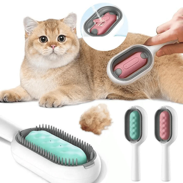 Escova Multifuncional com Água para Pets