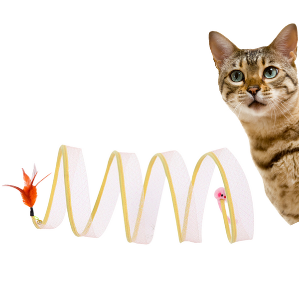 Tunicat - Brinquedo Minhoca Espiral para Gatos